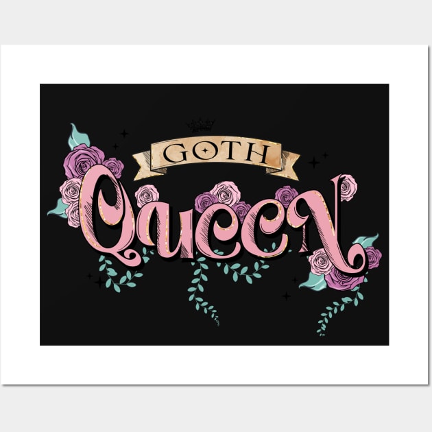 Goth Queen Wall Art by Myartstor 